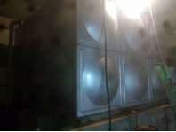 公司完成沈陽生活不銹鋼水箱18噸1臺